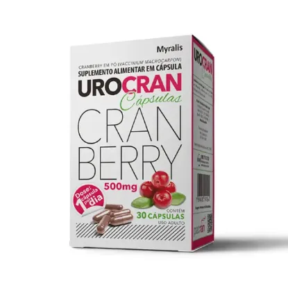 Imagem de Urocran Cranberry Caps 500Mg C/30 Cápsulas