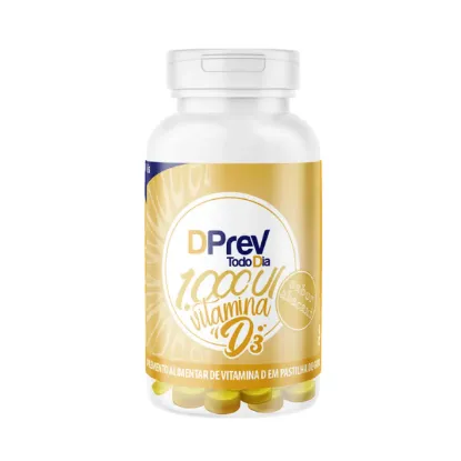 Imagem de Vitamina D Colecalciferol DPrev Todo Dia 1.000 UI Abacaxi com 30 Gomas