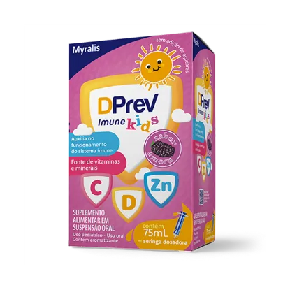 Imagem de DPrev Imune Kids Suplemento Alimentar em Suspensão Oral 75ml