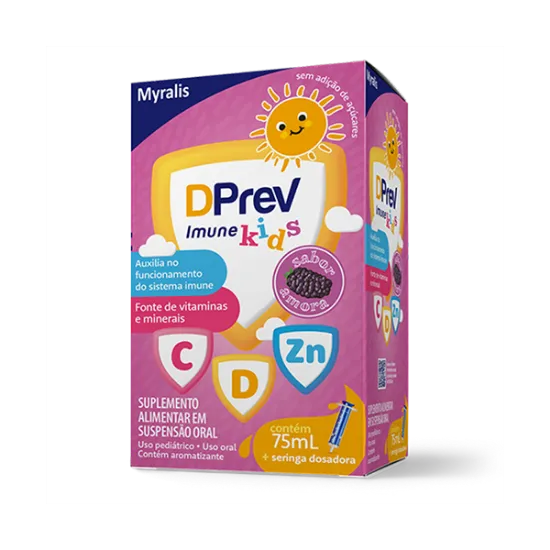 Imagem de DPrev Imune Kids Suplemento Alimentar em Suspensão Oral 75ml